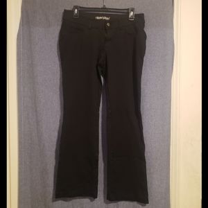 Black stretch pants